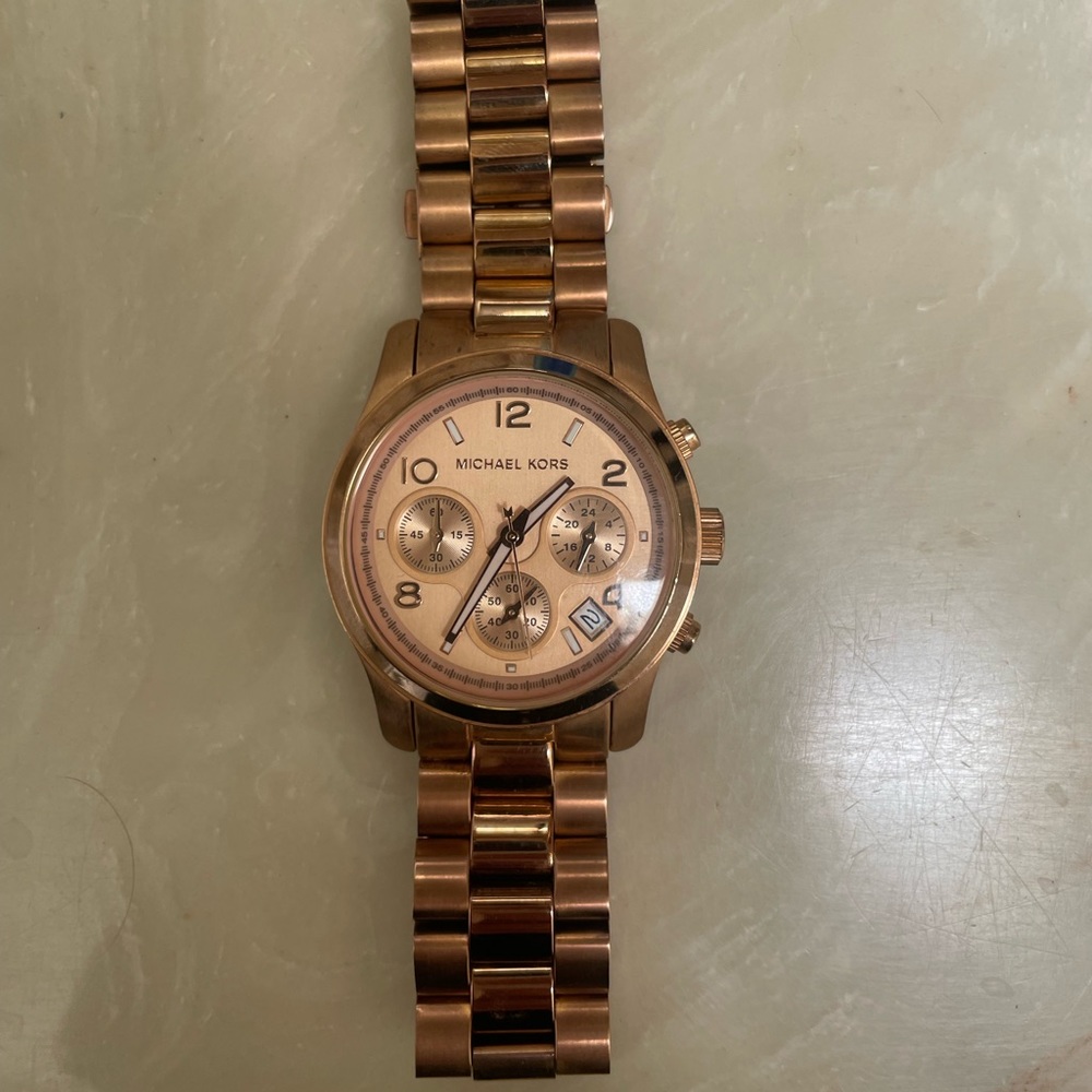Gold Michael Kors watch